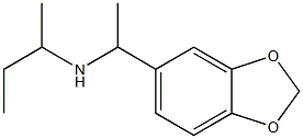 [1-(2H-1,3-benzodioxol-5-yl)ethyl](butan-2-yl)amine 구조식 이미지