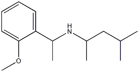 [1-(2-methoxyphenyl)ethyl](4-methylpentan-2-yl)amine Structure