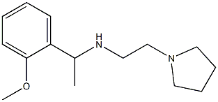 [1-(2-methoxyphenyl)ethyl][2-(pyrrolidin-1-yl)ethyl]amine Structure