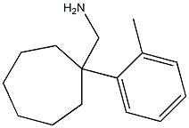 [1-(2-methylphenyl)cycloheptyl]methanamine Structure