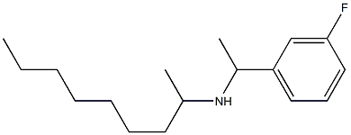 [1-(3-fluorophenyl)ethyl](nonan-2-yl)amine 구조식 이미지