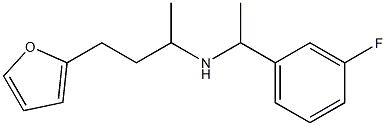 [1-(3-fluorophenyl)ethyl][4-(furan-2-yl)butan-2-yl]amine 구조식 이미지