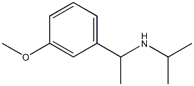 [1-(3-methoxyphenyl)ethyl](propan-2-yl)amine Structure