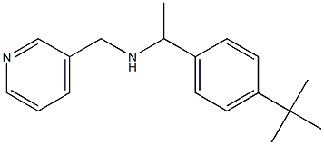 [1-(4-tert-butylphenyl)ethyl](pyridin-3-ylmethyl)amine Structure