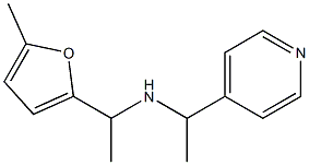 [1-(5-methylfuran-2-yl)ethyl][1-(pyridin-4-yl)ethyl]amine Structure