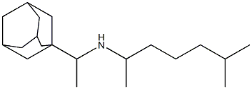 [1-(adamantan-1-yl)ethyl](6-methylheptan-2-yl)amine 구조식 이미지