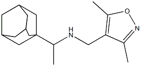 [1-(adamantan-1-yl)ethyl][(3,5-dimethyl-1,2-oxazol-4-yl)methyl]amine 구조식 이미지