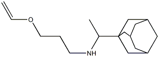 [1-(adamantan-1-yl)ethyl][3-(ethenyloxy)propyl]amine Structure