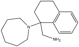 [1-(azepan-1-yl)-1,2,3,4-tetrahydronaphthalen-1-yl]methanamine Structure