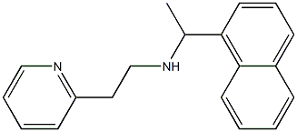 [1-(naphthalen-1-yl)ethyl][2-(pyridin-2-yl)ethyl]amine 구조식 이미지