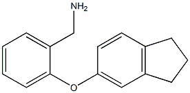 [2-(2,3-dihydro-1H-inden-5-yloxy)phenyl]methanamine 구조식 이미지