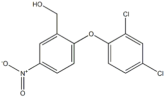 [2-(2,4-dichlorophenoxy)-5-nitrophenyl]methanol 구조식 이미지