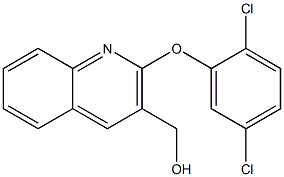 [2-(2,5-dichlorophenoxy)quinolin-3-yl]methanol 구조식 이미지