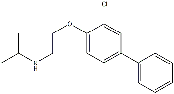 [2-(2-chloro-4-phenylphenoxy)ethyl](propan-2-yl)amine 구조식 이미지