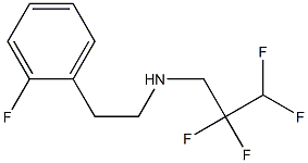 [2-(2-fluorophenyl)ethyl](2,2,3,3-tetrafluoropropyl)amine 구조식 이미지