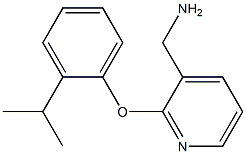 [2-(2-isopropylphenoxy)pyridin-3-yl]methylamine 구조식 이미지