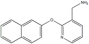[2-(2-naphthyloxy)pyridin-3-yl]methylamine 구조식 이미지