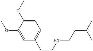 [2-(3,4-dimethoxyphenyl)ethyl](3-methylbutyl)amine Structure