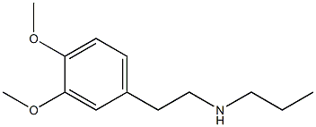 [2-(3,4-dimethoxyphenyl)ethyl](propyl)amine 구조식 이미지