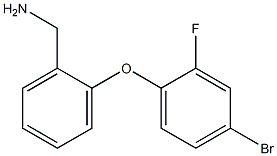 [2-(4-bromo-2-fluorophenoxy)phenyl]methanamine 구조식 이미지