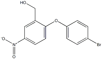 [2-(4-bromophenoxy)-5-nitrophenyl]methanol 구조식 이미지