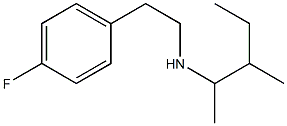 [2-(4-fluorophenyl)ethyl](3-methylpentan-2-yl)amine Structure