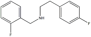 [2-(4-fluorophenyl)ethyl][(2-fluorophenyl)methyl]amine 구조식 이미지