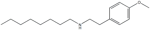 [2-(4-methoxyphenyl)ethyl](octyl)amine Structure
