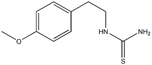 [2-(4-methoxyphenyl)ethyl]thiourea 구조식 이미지