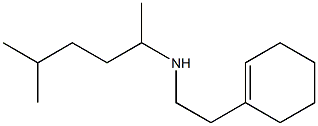 [2-(cyclohex-1-en-1-yl)ethyl](5-methylhexan-2-yl)amine Structure