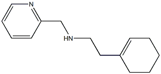 [2-(cyclohex-1-en-1-yl)ethyl](pyridin-2-ylmethyl)amine Structure