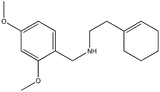 [2-(cyclohex-1-en-1-yl)ethyl][(2,4-dimethoxyphenyl)methyl]amine Structure