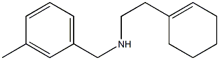 [2-(cyclohex-1-en-1-yl)ethyl][(3-methylphenyl)methyl]amine Structure