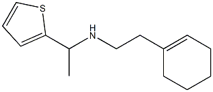 [2-(cyclohex-1-en-1-yl)ethyl][1-(thiophen-2-yl)ethyl]amine 구조식 이미지