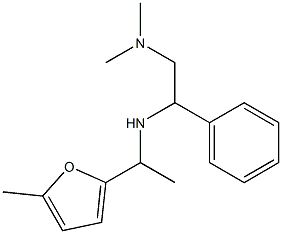 [2-(dimethylamino)-1-phenylethyl][1-(5-methylfuran-2-yl)ethyl]amine Structure