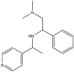 [2-(dimethylamino)-1-phenylethyl][1-(pyridin-4-yl)ethyl]amine 구조식 이미지