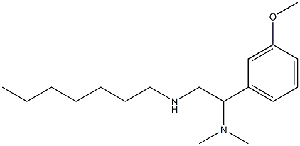 [2-(dimethylamino)-2-(3-methoxyphenyl)ethyl](heptyl)amine Structure