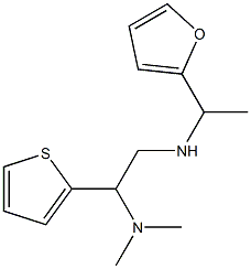 [2-(dimethylamino)-2-(thiophen-2-yl)ethyl][1-(furan-2-yl)ethyl]amine Structure