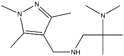 [2-(dimethylamino)-2-methylpropyl][(1,3,5-trimethyl-1H-pyrazol-4-yl)methyl]amine Structure