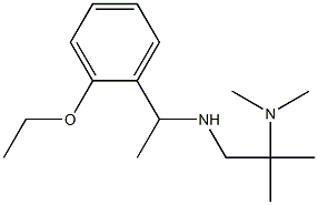 [2-(dimethylamino)-2-methylpropyl][1-(2-ethoxyphenyl)ethyl]amine 구조식 이미지