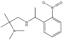 [2-(dimethylamino)-2-methylpropyl][1-(2-nitrophenyl)ethyl]amine 구조식 이미지