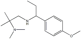 [2-(dimethylamino)-2-methylpropyl][1-(4-methoxyphenyl)propyl]amine 구조식 이미지