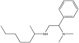 [2-(dimethylamino)-2-phenylethyl](heptan-2-yl)amine Structure