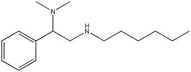 [2-(dimethylamino)-2-phenylethyl](hexyl)amine Structure