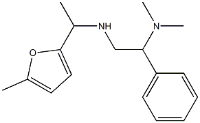 [2-(dimethylamino)-2-phenylethyl][1-(5-methylfuran-2-yl)ethyl]amine Structure