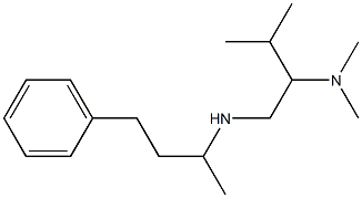 [2-(dimethylamino)-3-methylbutyl](4-phenylbutan-2-yl)amine 구조식 이미지