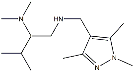 [2-(dimethylamino)-3-methylbutyl][(1,3,5-trimethyl-1H-pyrazol-4-yl)methyl]amine Structure