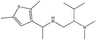 [2-(dimethylamino)-3-methylbutyl][1-(2,5-dimethylthiophen-3-yl)ethyl]amine 구조식 이미지