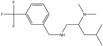 [2-(dimethylamino)-4-methylpentyl]({[3-(trifluoromethyl)phenyl]methyl})amine Structure