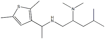 [2-(dimethylamino)-4-methylpentyl][1-(2,5-dimethylthiophen-3-yl)ethyl]amine Structure